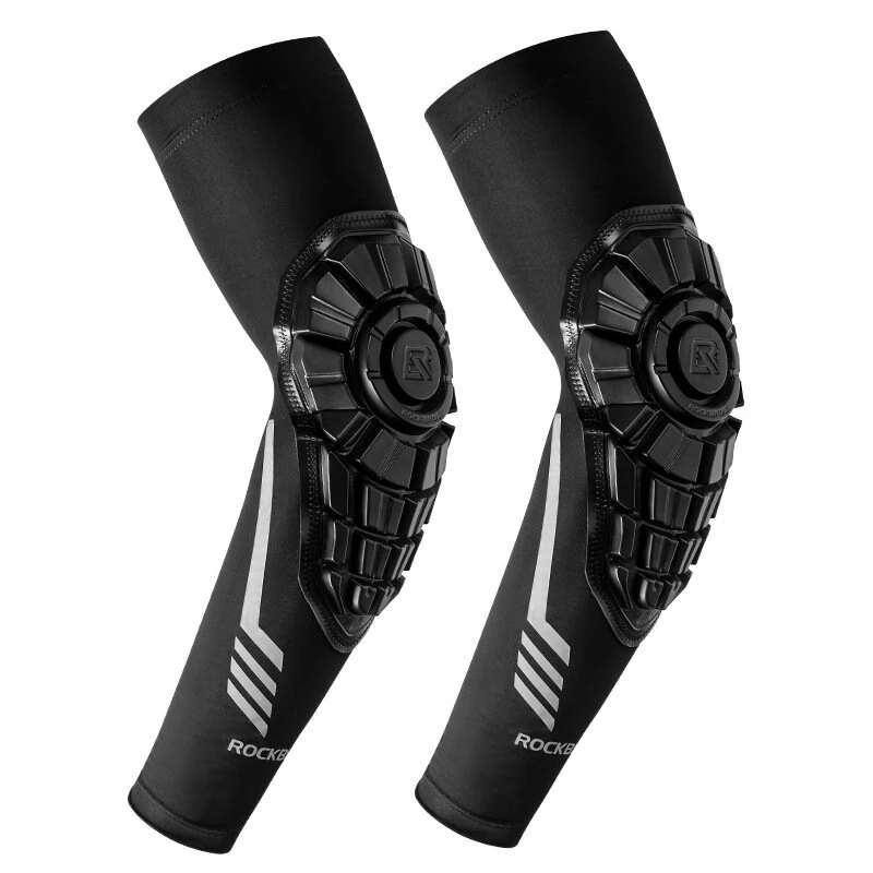 ROCKBROS 1 Pair Motorcycle Bicycle Elbow Pads Ice Silk Protection for Cycling Racing Touring and Outdoor Sports (image for) ROCKBROS 1 Pair Motorcycle Bicycle Elbow Pads Ice Silk Protection for Cycling Racing Touring and Outdoor Sports